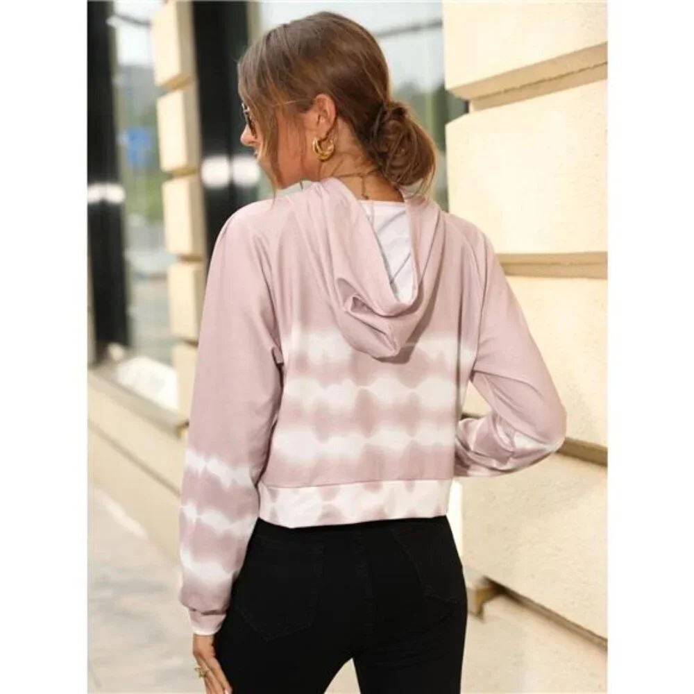 Drawstring Raglan Sleeve Hoodie - Picture 4 of 6